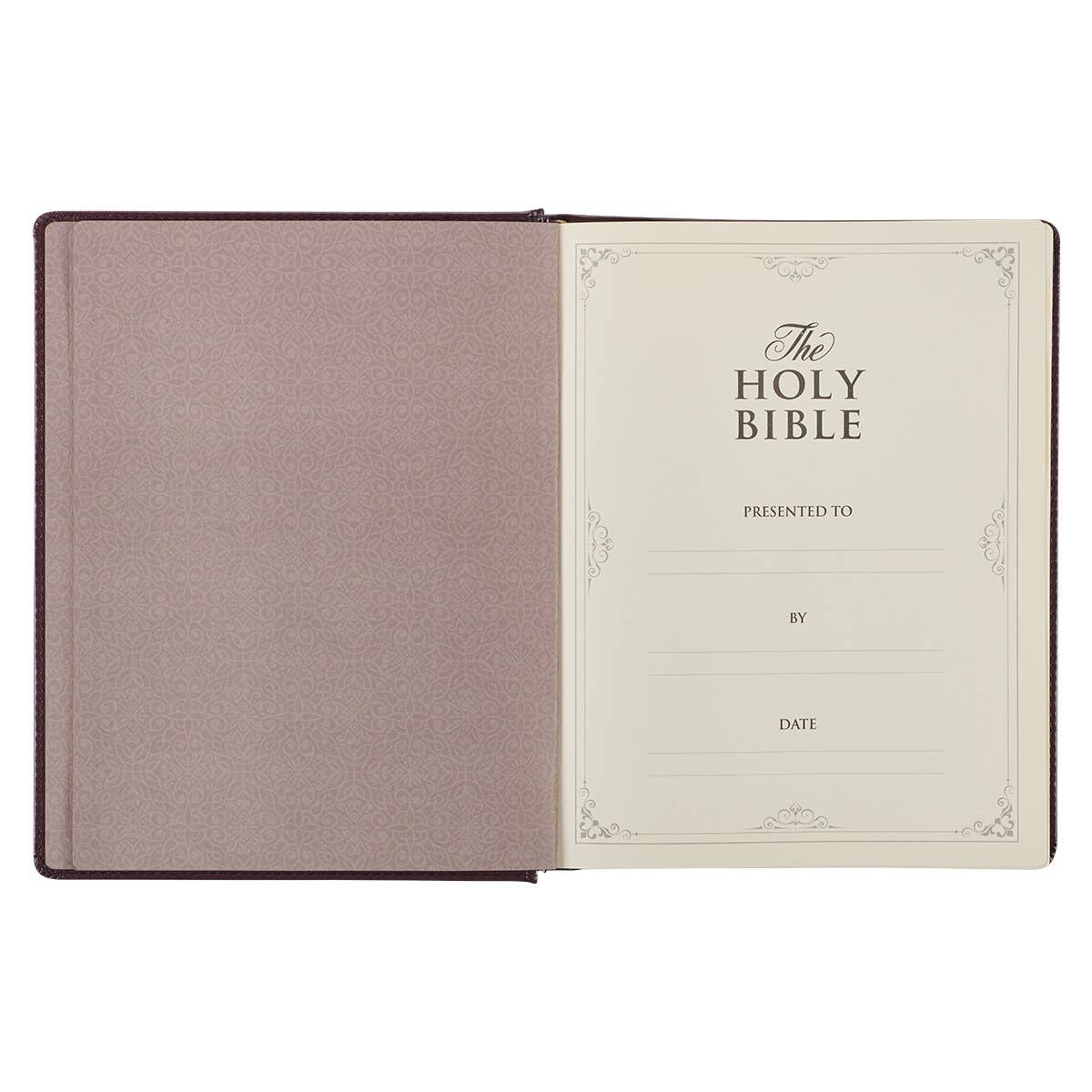 KJV Note-taking Bible LP Faux Leather HC, Burgundy