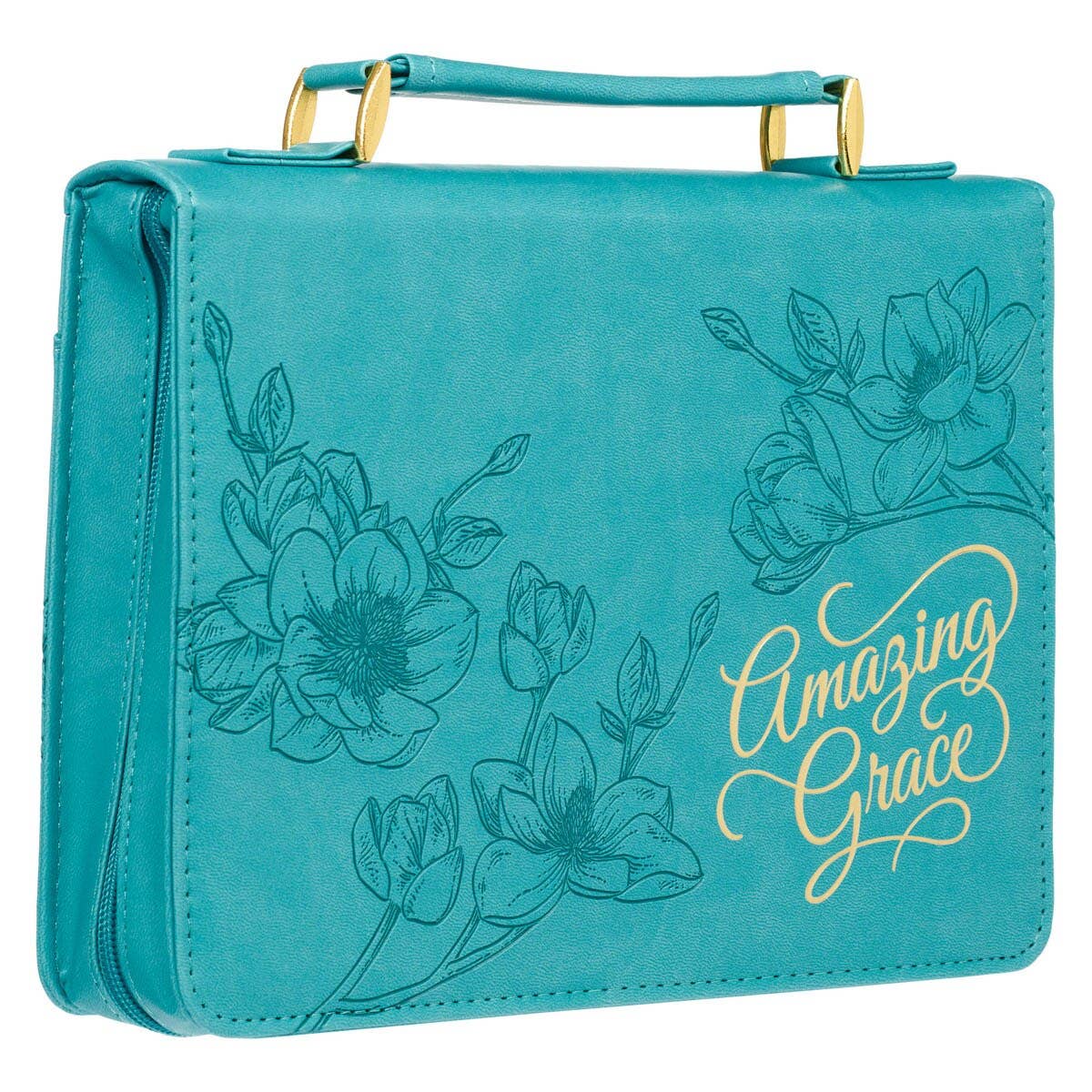 Bible Cover Fashion Teal Amazing Grace