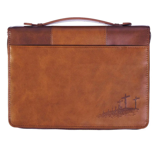 Bible Cover God So Loved The World John 3:16 Brown