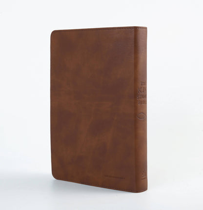 The KJV Study Bible [Chesnut Brown Fish]