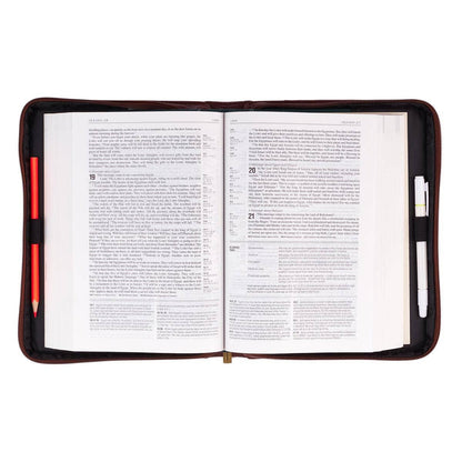 Bible Cover Classic Brown Names of God Brown Ex. 34:6