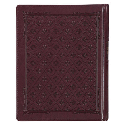 KJV Note-taking Bible LP Faux Leather HC, Burgundy