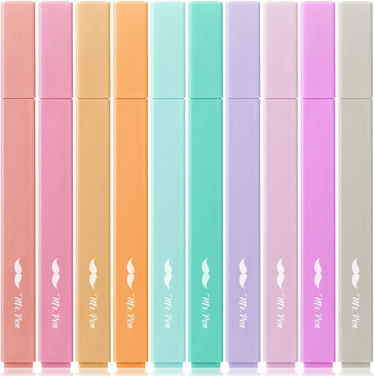 Aesthetic Highlighters 10 Pack Candy Colors