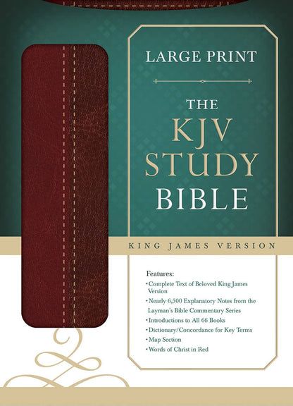 The KJV Study Bible - Lg Print (DiCarta)