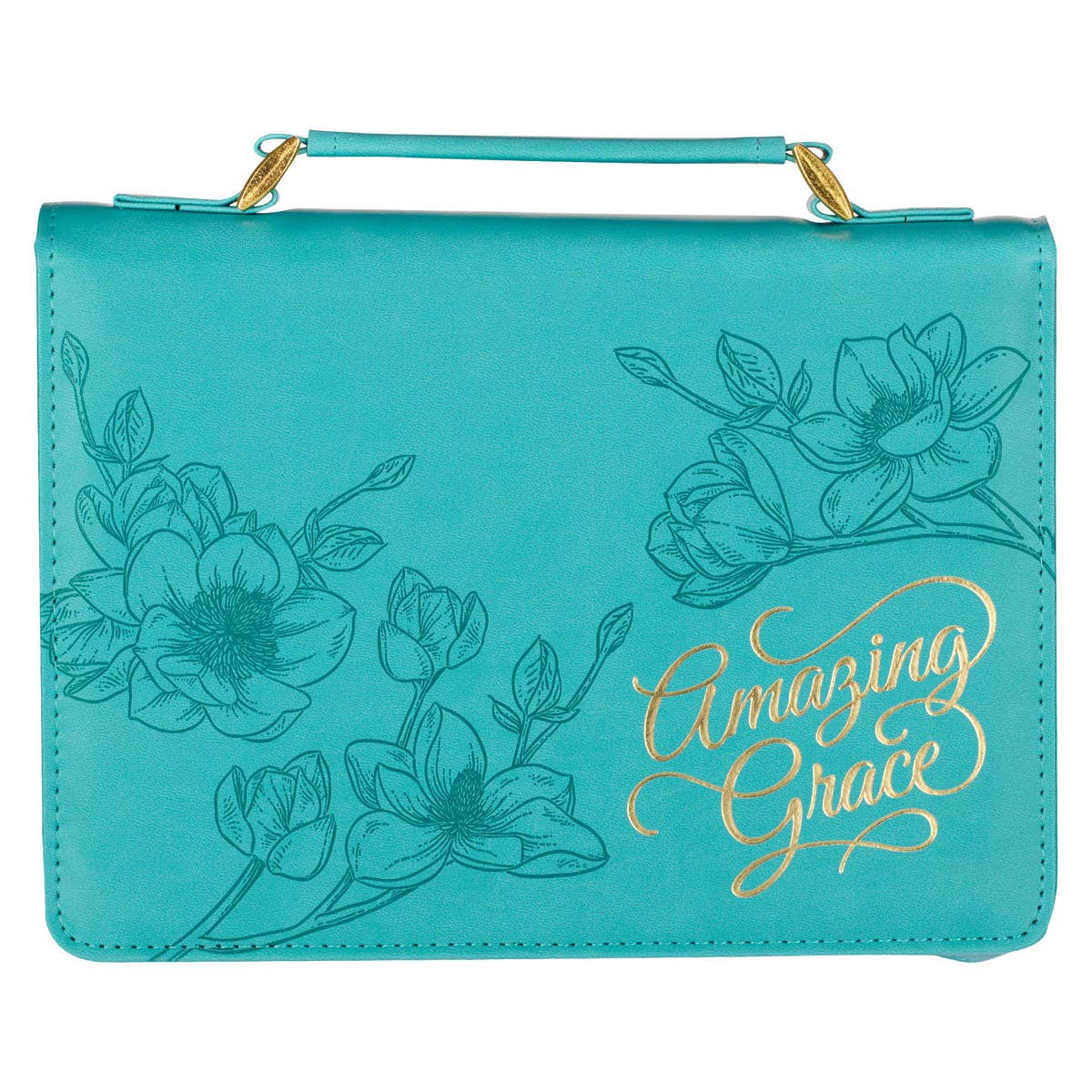 Bible Cover Fashion Teal Amazing Grace