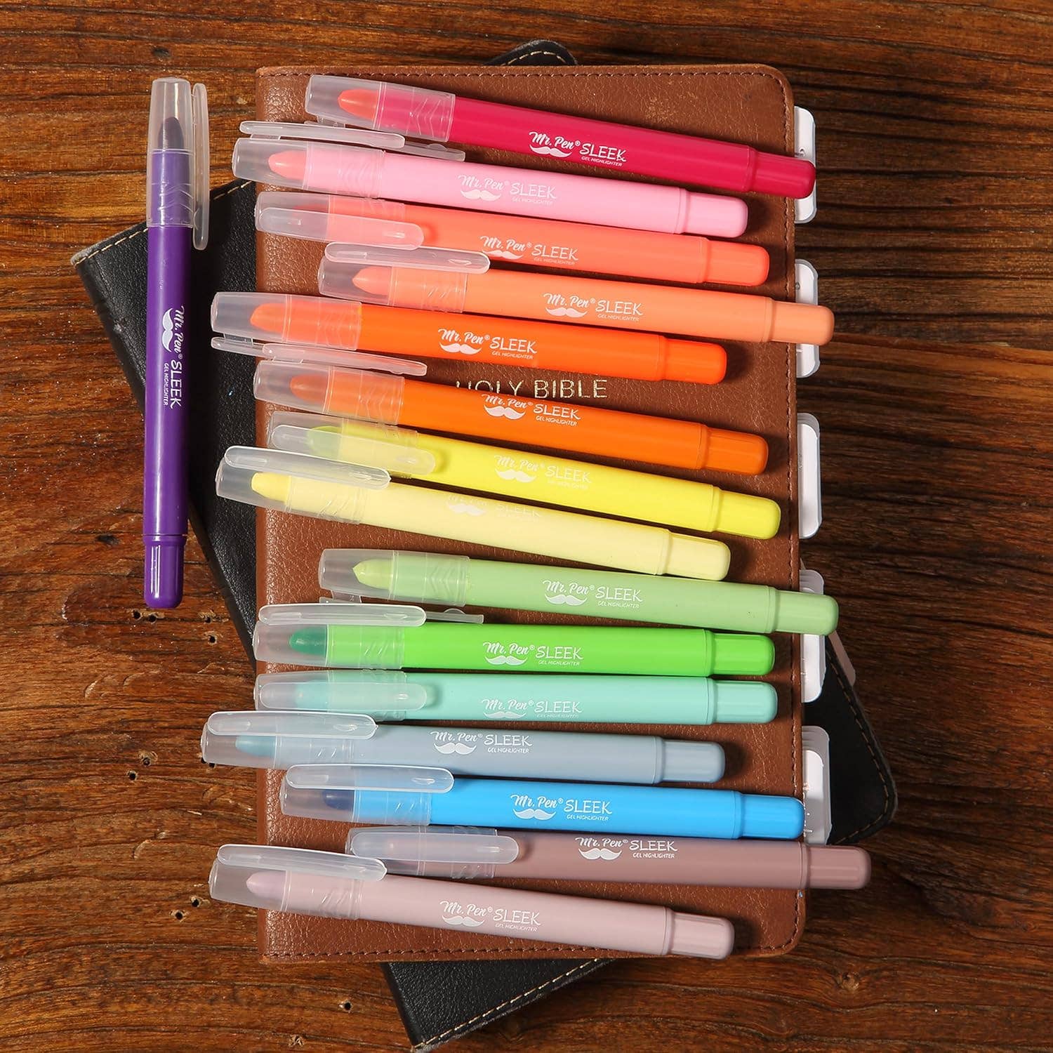 Gel Highlighters 16 Pack Vibrant Colors
