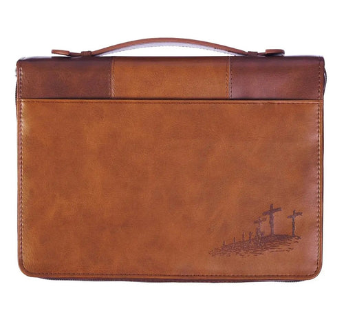 Bible Cover God So Loved The World John 3:16 Brown