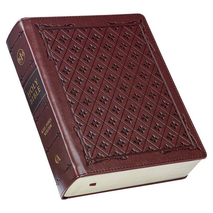 KJV Note-taking Bible LP Faux Leather HC, Burgundy