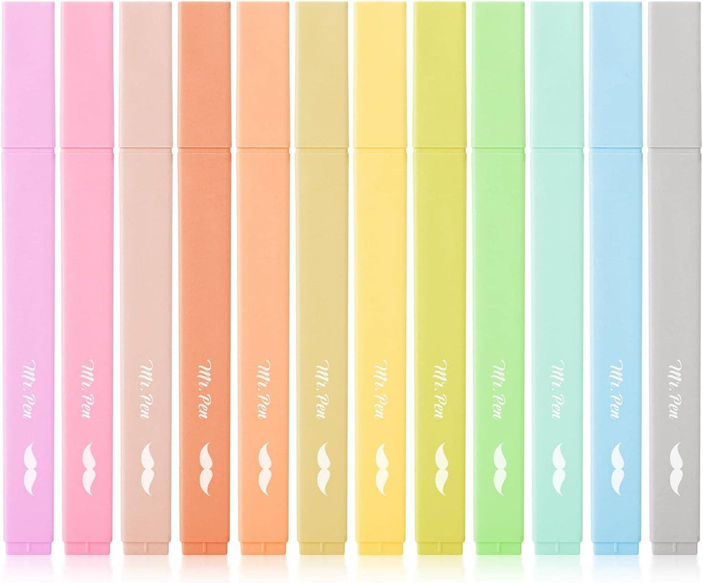 Highlighters 12 Pack Macaron