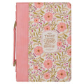 Bible Cover Floral Those who trust in the Lord Isa. 40:31 Medium