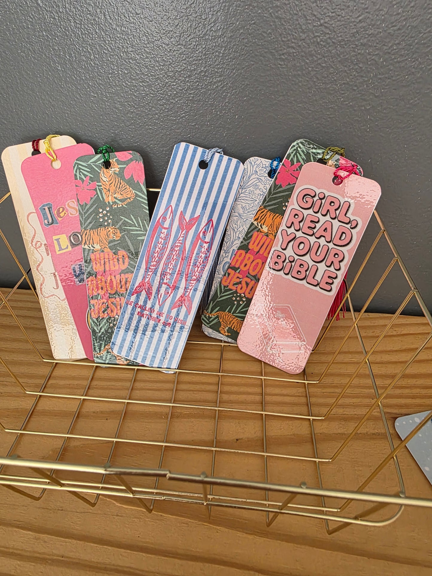 Bookmarks with tassels