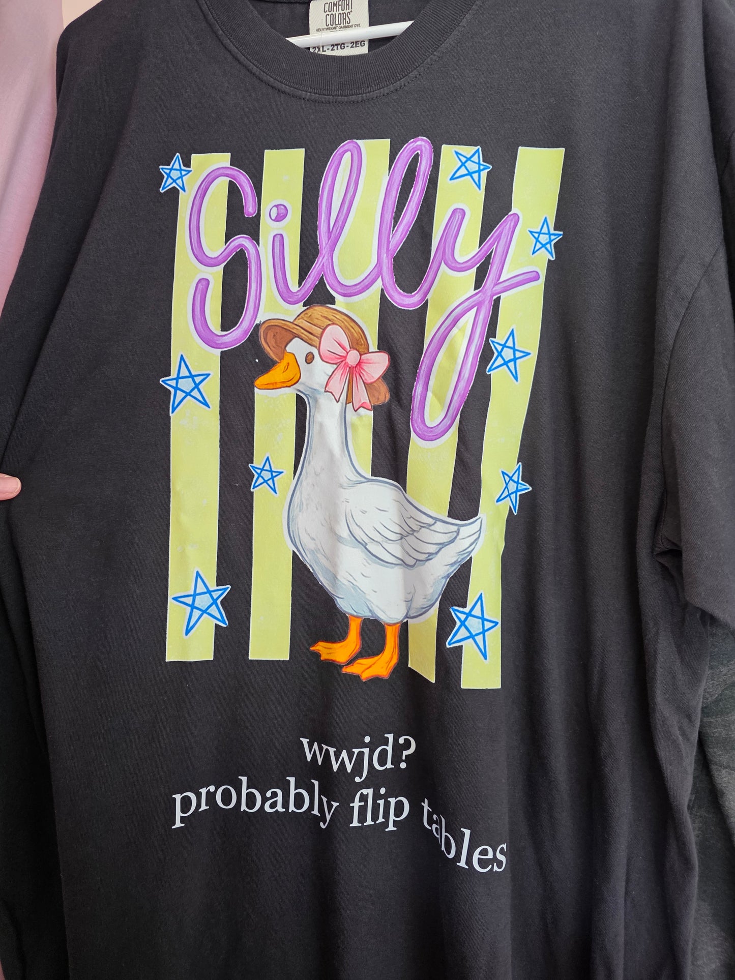 Silly Goose wwjd, flip tables