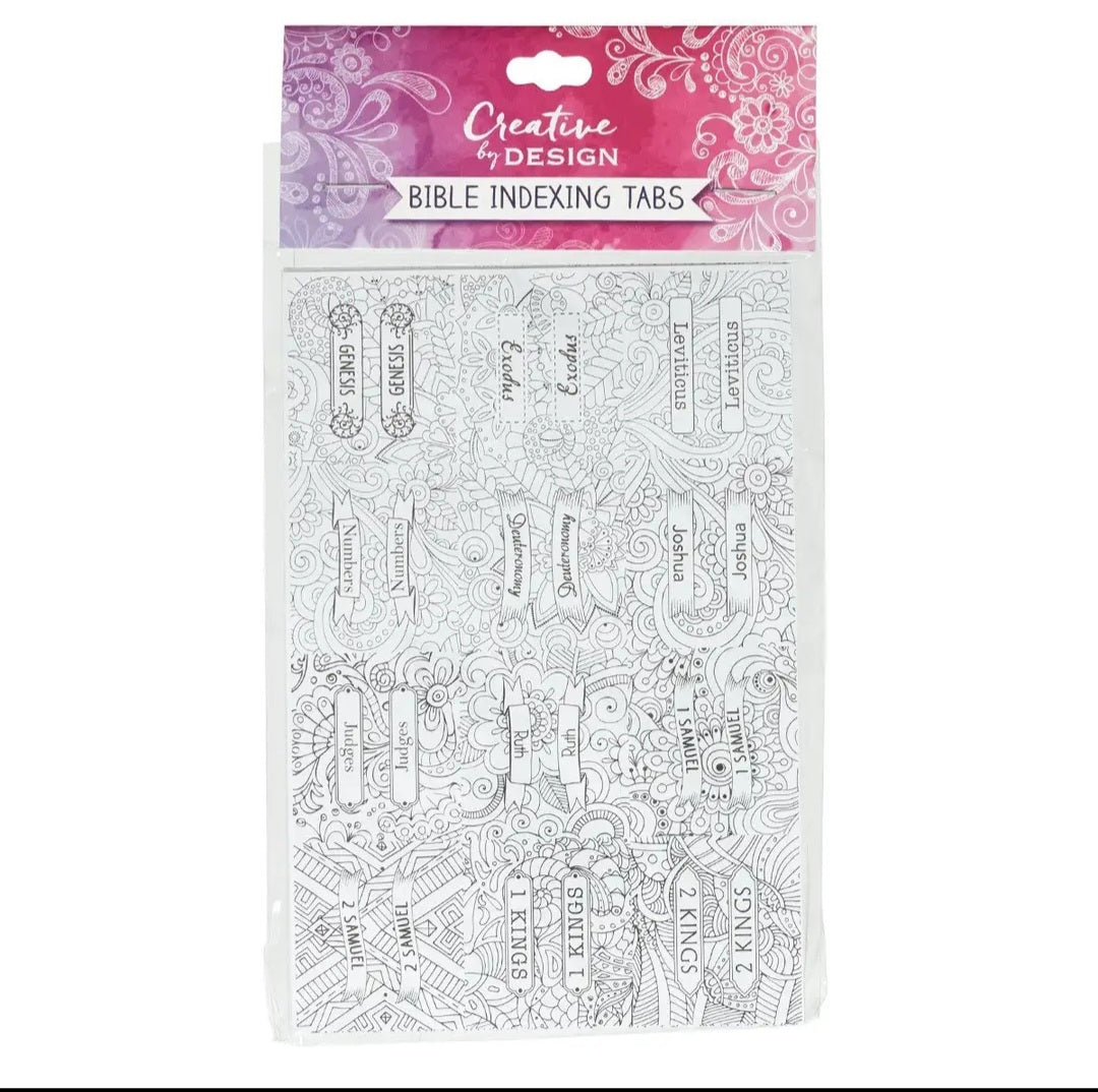 Bible Tabs Colorable